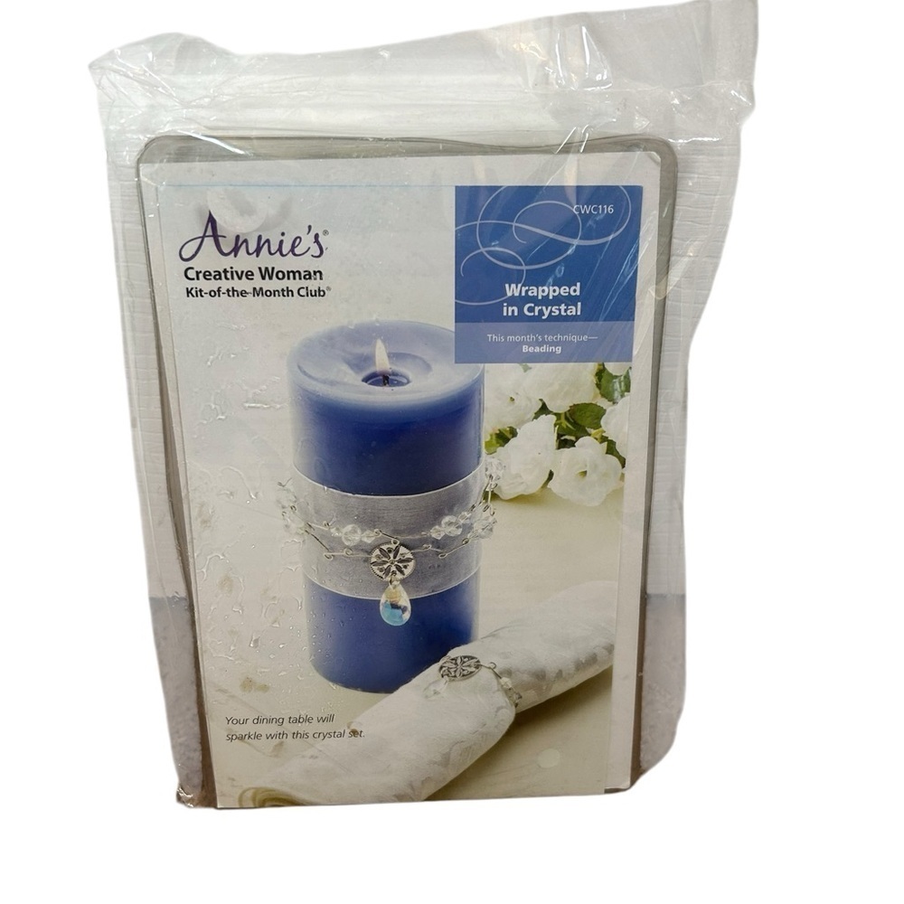Annie’s Creative Woman Craft Kits Wrapped in Crystal Beading Set New in Package